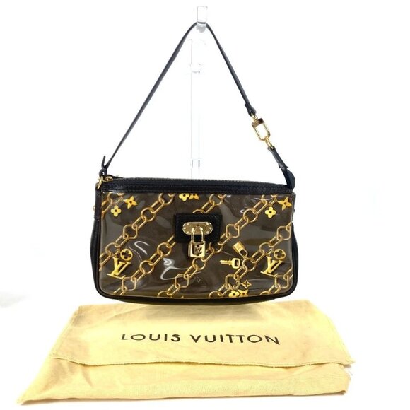 LOUIS VUITTON M95162 Monogram Charm Pochette Accessoires Shoulder Bag Pouch - Picture 2 of 14
